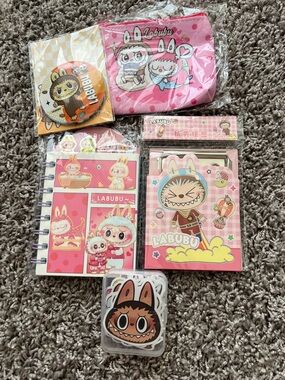 Labubu Character Stationery Set